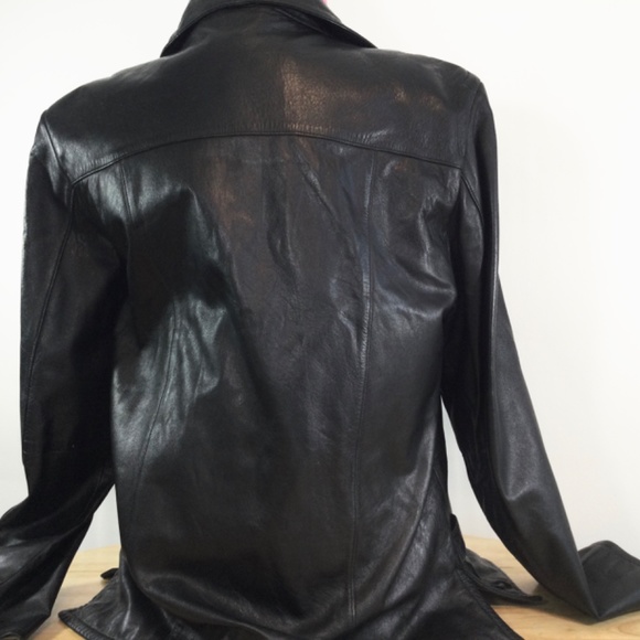 Nicole Miller Soft and Supple Leather Jacket, - Picture 5 of 8
